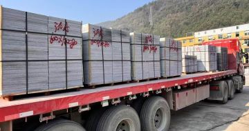 新疆 芝麻灰地铺石出货日常