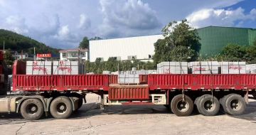 新疆 芝麻灰花岗岩地铺石出货日常