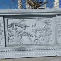 新疆 芝麻白大型照壁，屏风，影壁