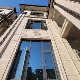 新疆 黄金麻荔枝面别墅外墙干挂效果展示