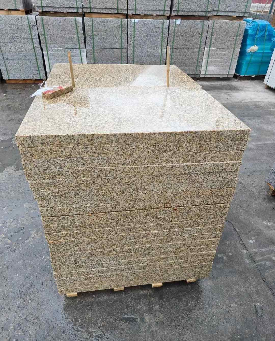 新疆 湖北黄金麻花岗岩石材荔枝面外墙石材