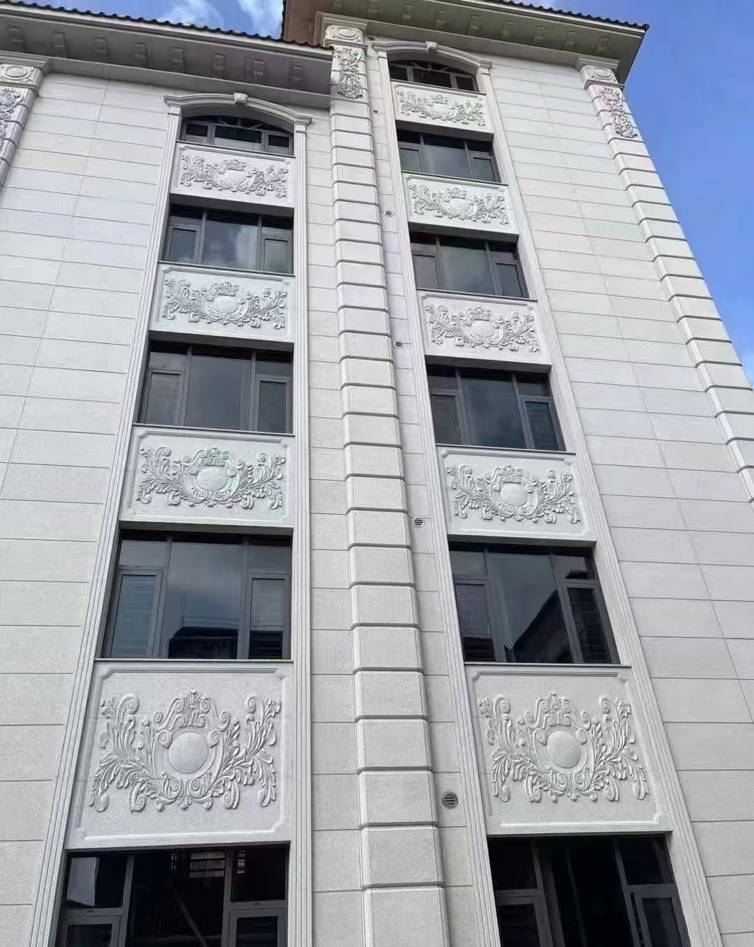 新疆 白麻荔枝面花岗岩别墅外墙干挂